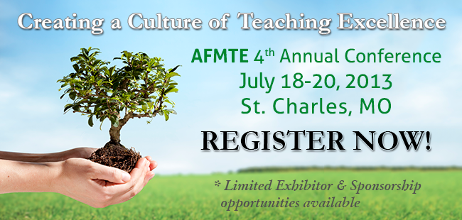 AFMTE 2013 Annual Conference Registration