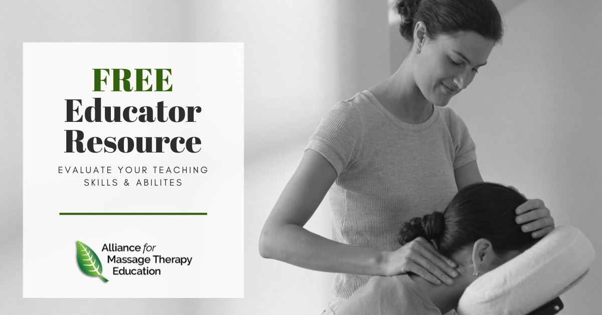 free massage educator resource