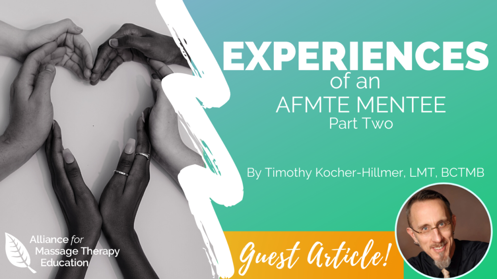 Experiences of an AFMTE Mentee Part 2